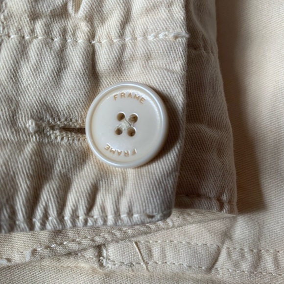 Frame Denim women Tan Cargo Pants 100% cotton. - Picture 8 of 9